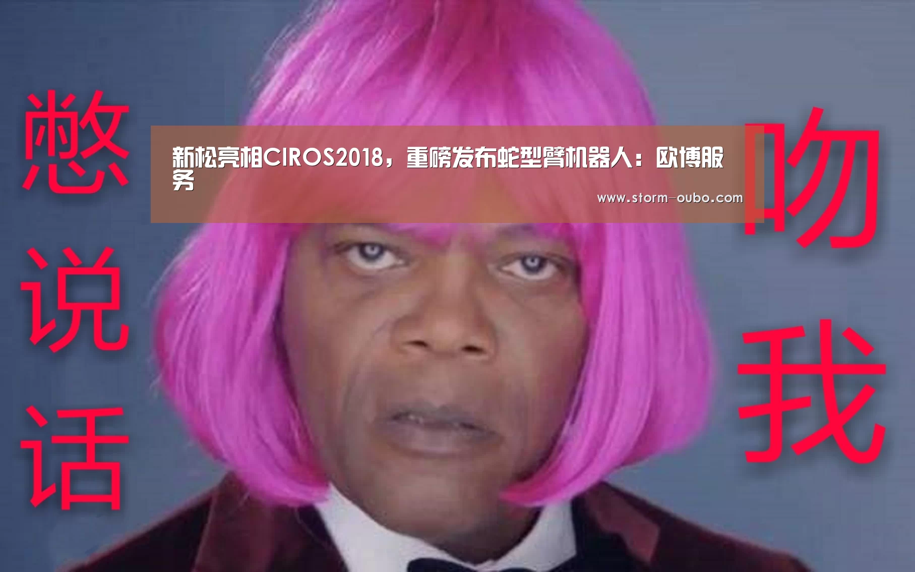 新松亮相CIROS2018,重磅发布蛇型臂机器人:欧博服务(图1) 欧博
